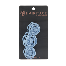 Charger l'image dans la galerie, Rose Claw Clip - Light Blue