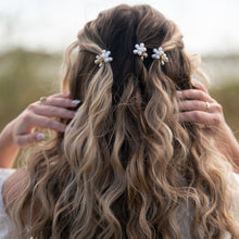 Charger l'image dans la galerie, Pearl Mini Claw Clip Set - 4 pack Pearl/Gold