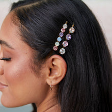 Charger l'image dans la galerie, Jeweled Bobby Pins - 2 pack Multicolor/Gold