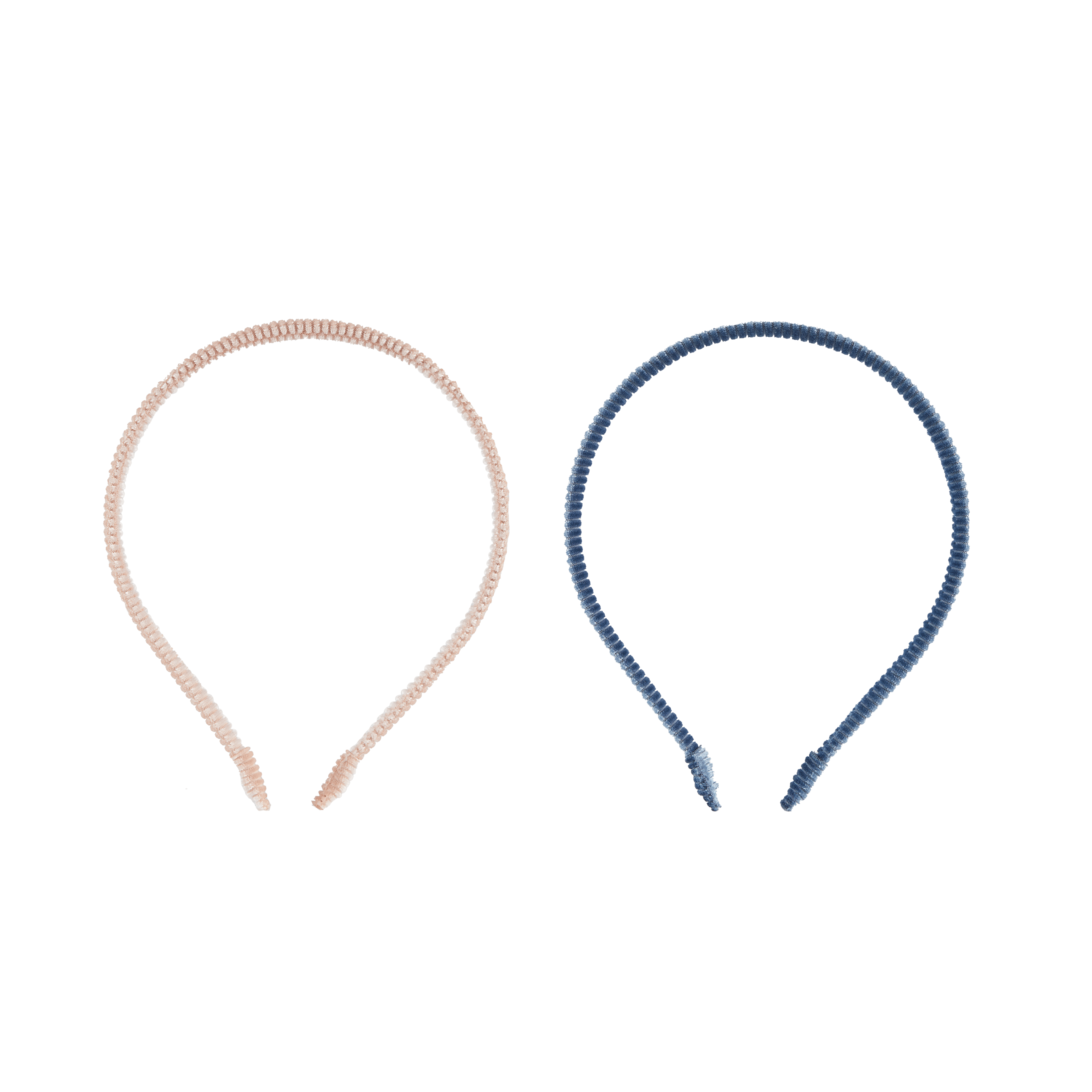 Corduroy Headband set - 2 pack Pink & Blue