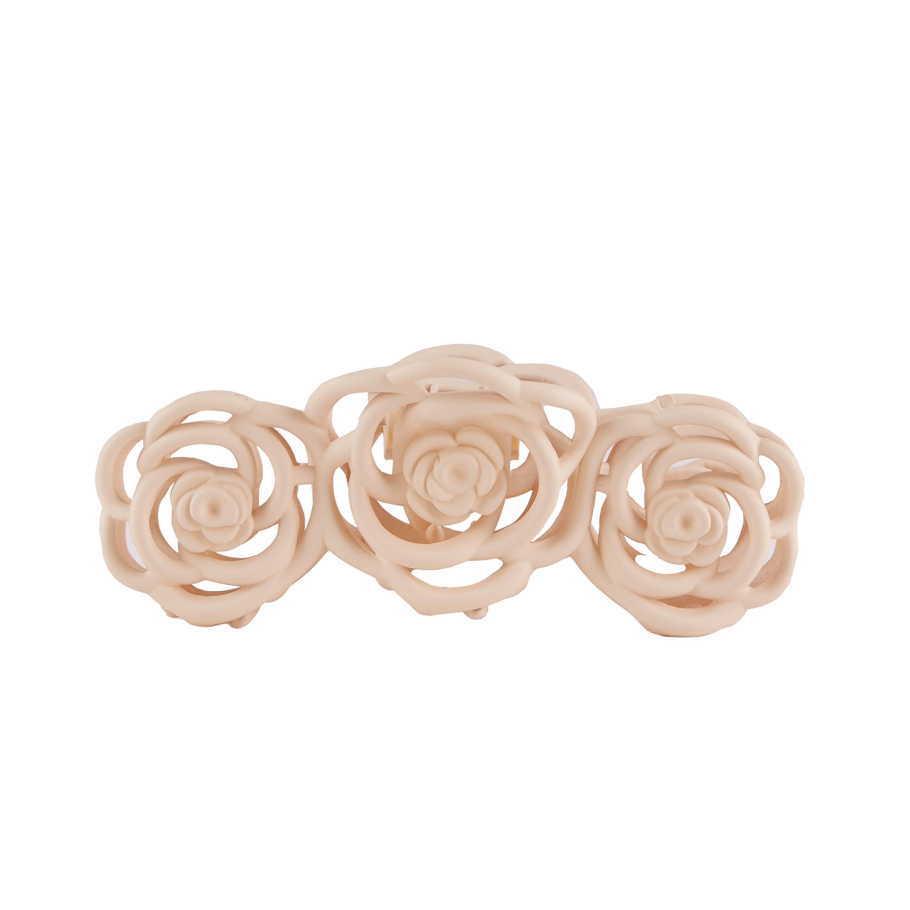 Rose Claw Clip - Light Pink